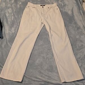 Ralph Lauren Women's Vintage White Jeans, Straight Leg, Size 8     (#6)